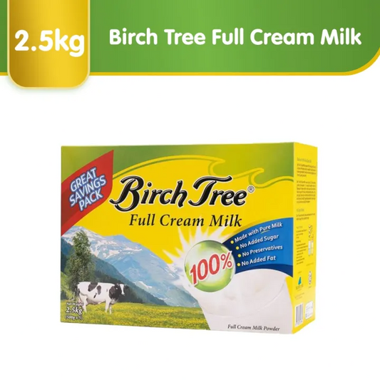 Birch Tree Full Cream Milk 2.5kg- Made from Pure Cow's Milk