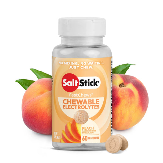 Saltstick FASTCHEWS Peach - 60ct bottle