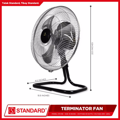 STANDARD TERMINATOR FAN 16" - Metal Blade