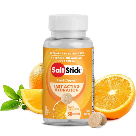 SaltStick FASTCHEWS Tart Orange -  60ct. Bottle