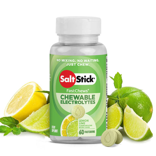 SaltStick FASTCHEWS Lemon Lime - 60ct. Bottle