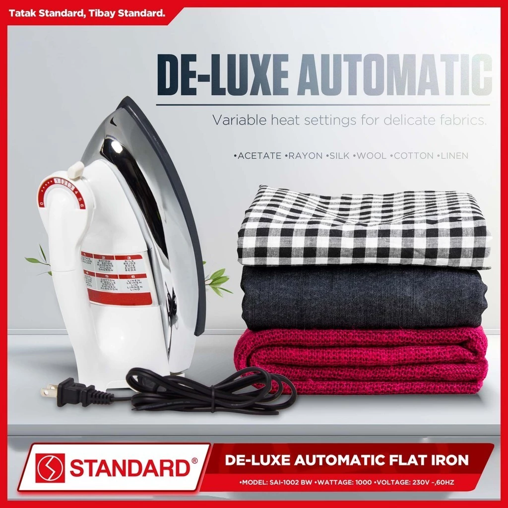 STANDARD DELUXE AUTOMATIC IRON 1000W - WHITE