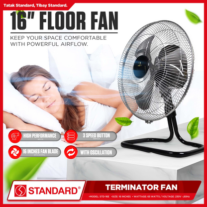 STANDARD TERMINATOR FAN 16" - Metal Blade
