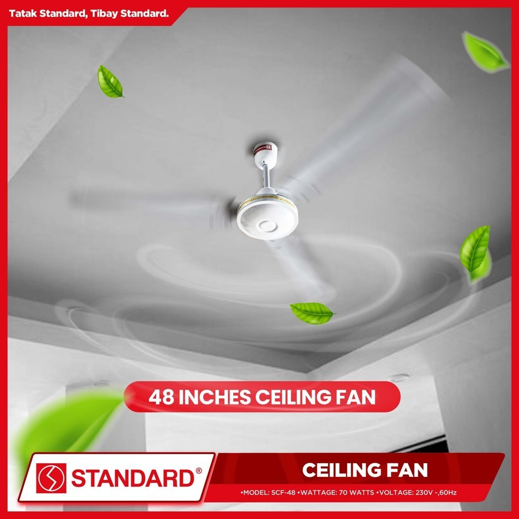 STANDARD CEILING FAN 48" - Diameter Metal Blade