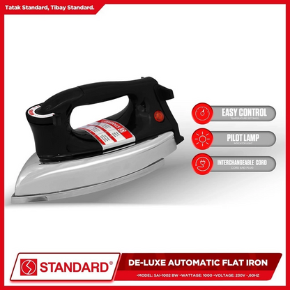STANDARD DELUXE AUTOMATIC IRON 1000W - BLACK
