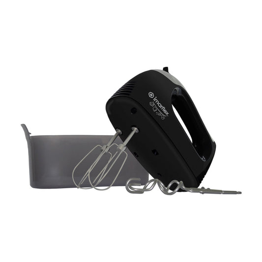 Imarflex IMX-270B Electric Hand Mixer with Built-in Accessory Box (5 SPEEDS) - BLACK