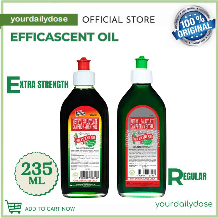Efficascent Oil Extra Strength 235mL x 3 bottles