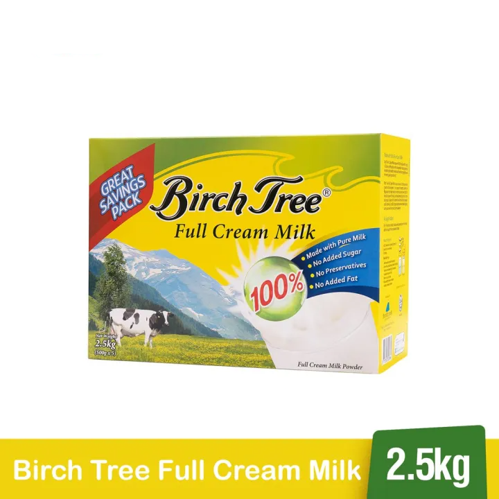 Birch Tree Full Cream Milk 2.5kg- Made from Pure Cow's Milk