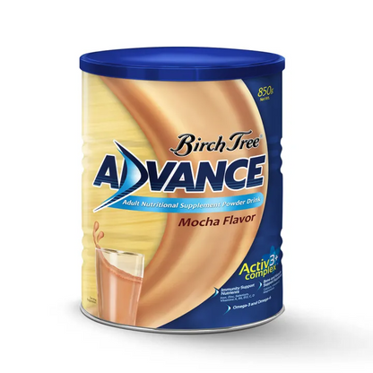 Birch Tree Advance Adult Milk Powder 850g- Mocha Flavor