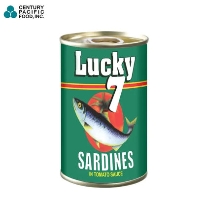 Lucky 7 Sardines in Tomato Sauce 155g (Case of 100pcs)