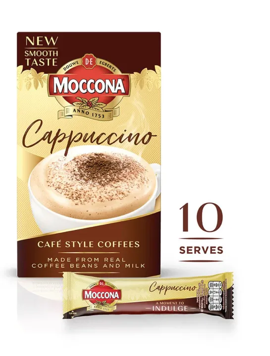 1 CASE - MOCCONA Café Style Cappuccino 3-in-1 Coffee (16g x 10sachets) - 5 boxes