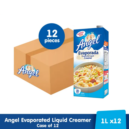 Angel Evaporated Liquid Creamer 1 Liter x 12pcs (1 Case)