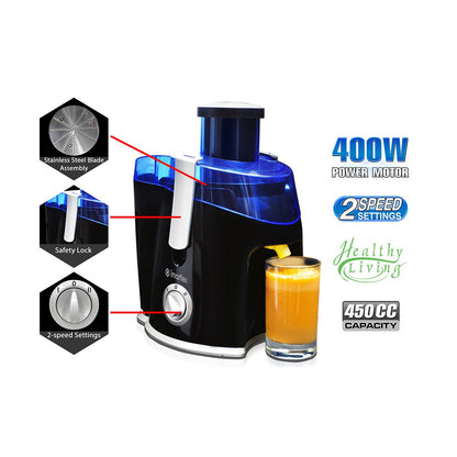 Imarflex IJE-5000 Juice Extractor - BLACK