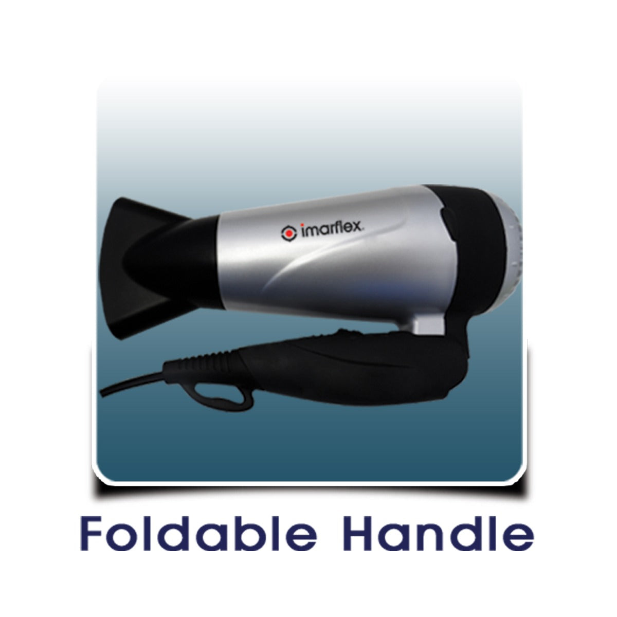 Imarflex HD-1600 Professional Hair Dryer - Foldable Handle