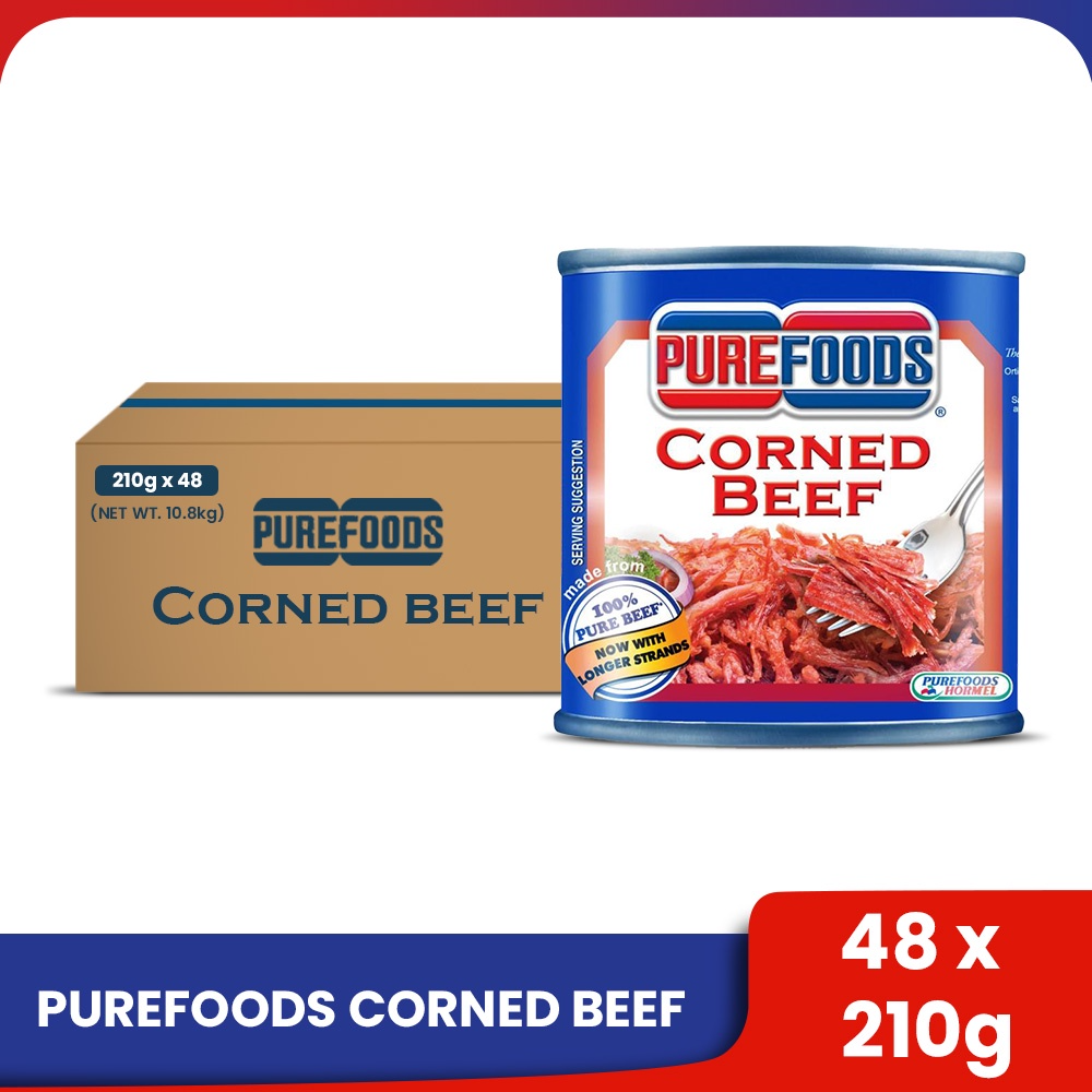 1 CASE - PUREFOODS Corned Beef (210g x 48)
