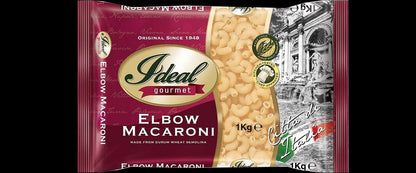 1 CASE - IDEAL GOURMET PASTA Elbow Macaroni 1KG (12 pcs)
