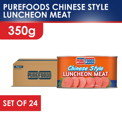 1 CASE - PUREFOODS Chinese Style Luncheon Meat (350g x 24)