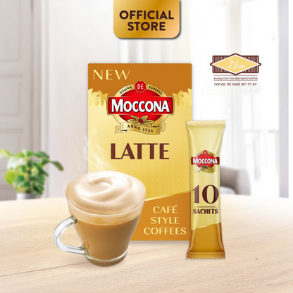 1 CASE - MOCCONA LATTE Instant 3in1 Coffee, (16g x 10Sticks) - 5 boxes