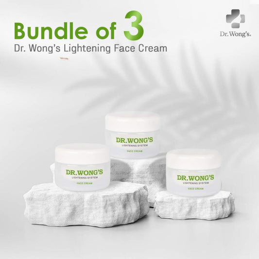 Dr. Wong's Lightening Face Cream 30g - [Bundle of 3]