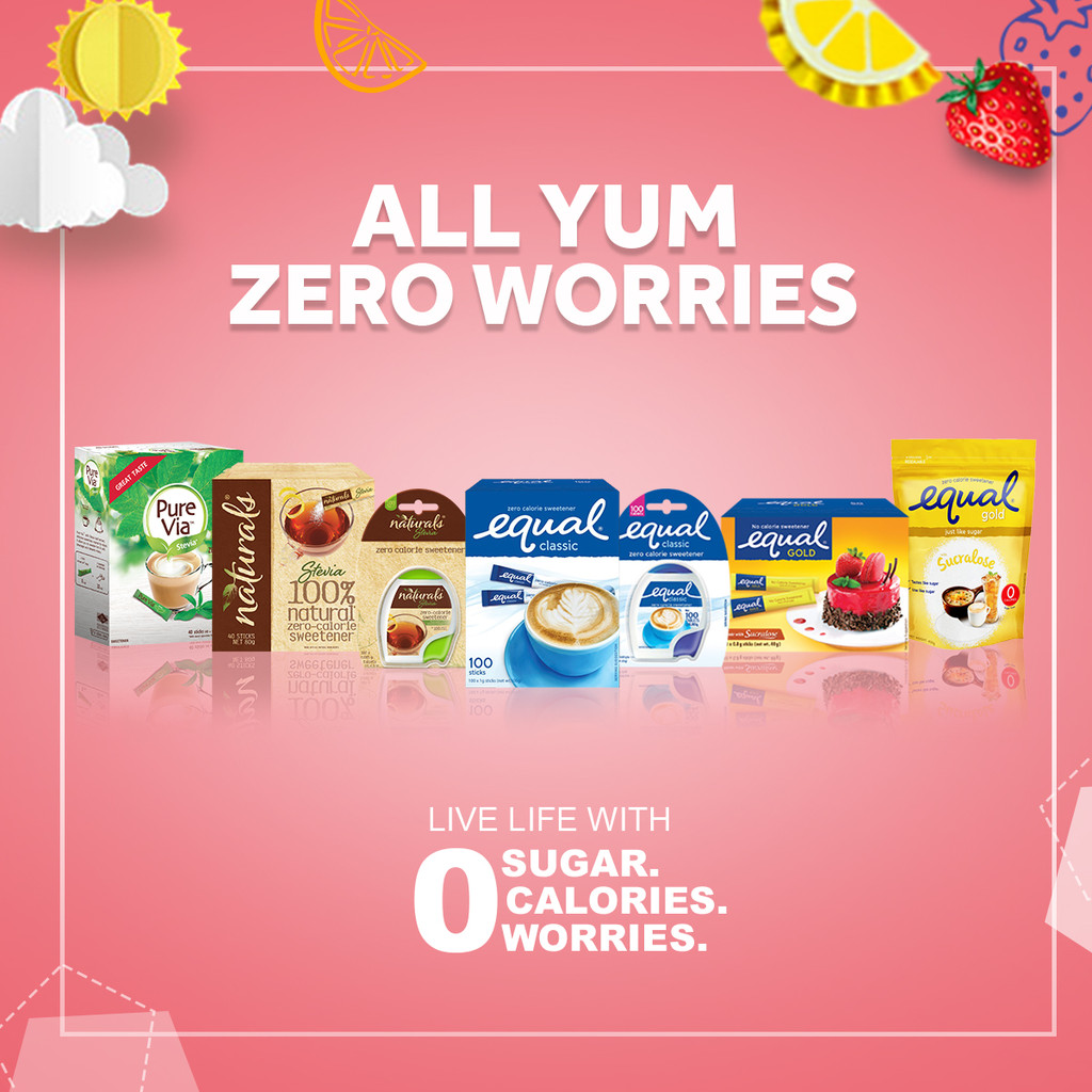 1 CASE - EQUAL GOLD 1KG Sugarly Zero Calorie Sweetener - (1 kg x 12 Packs)