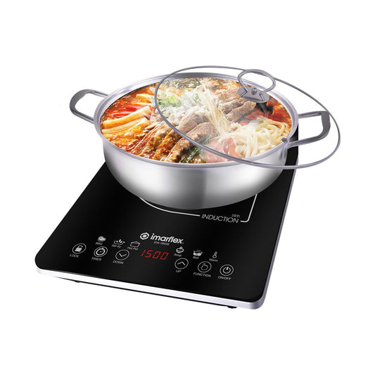Imarflex IDX-1850S Slim Type Single Induction Cooker - 6 PRESET FUNCTION