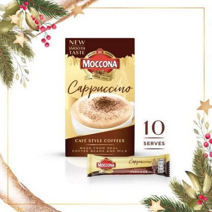1 CASE - MOCCONA Café Style Cappuccino 3-in-1 Coffee (16g x 10sachets) - 5 boxes