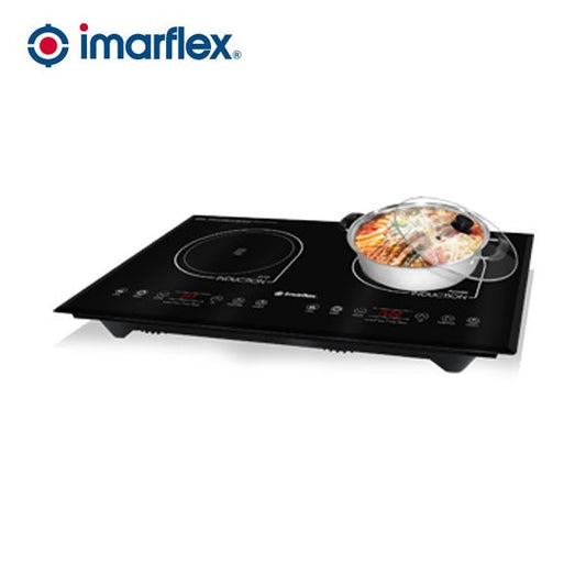Imarflex IDX-3250B Built-in Twin Induction Cooker - L 1300W / R 1500W