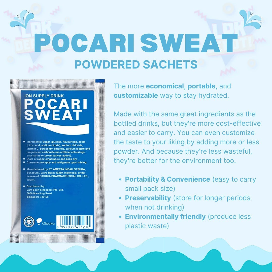 1 CASE (25 Boxes) Pocari Sweat Powder Sachets - BULK Purchase