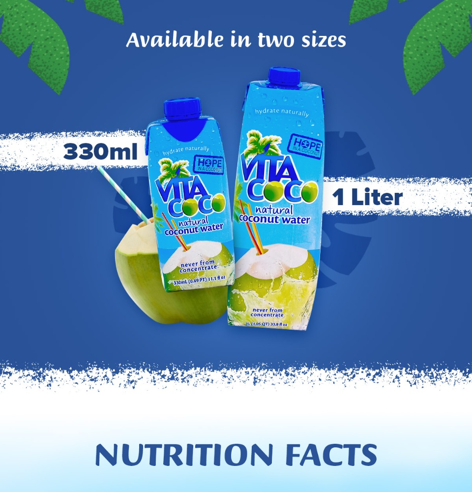 Vita Coco Coconut Water 330ml x 12pcs (1 Case)