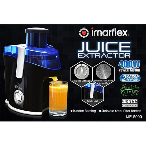 Imarflex IJE-5000 Juice Extractor - BLACK