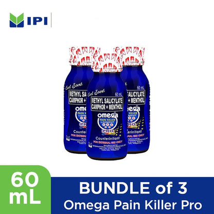 Omega Pain Killer Pro 60ml [Bundle of 3]