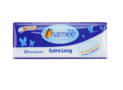 1 CASE - Charmee Pantyliner Extra Long 20s x 36 packs