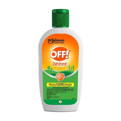OFF! OVERTIME Insect Repellent Lotion- Effective 9-hours Protection 100ml x 3 pcs