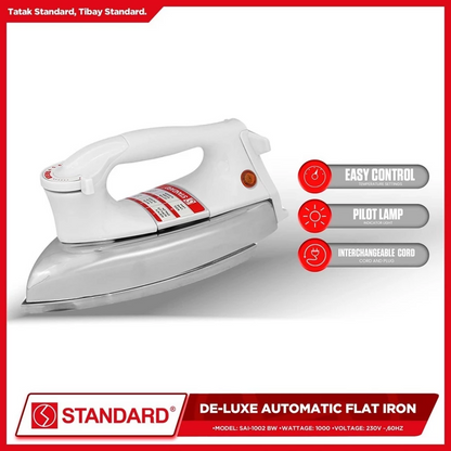 STANDARD DELUXE AUTOMATIC IRON 1000W - BLACK