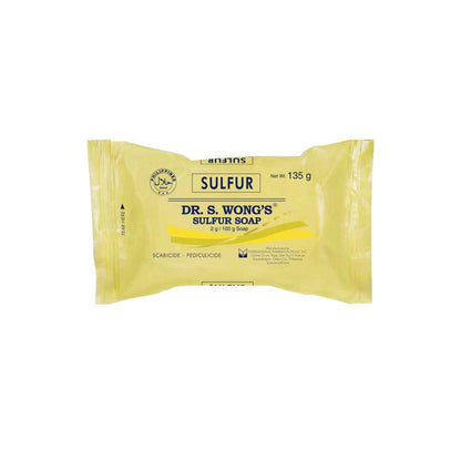 Dr. Wong's Sulfur Soap Regular 135g [Bundle of 5]