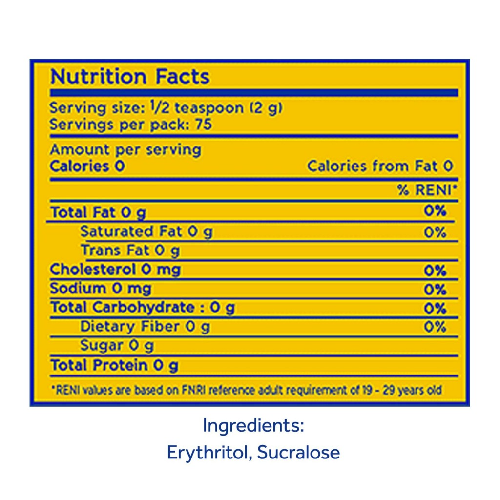 1 CASE - EQUAL GOLD 400G Sugarly Zero Calorie Sweetener - Keto Diet Friendly, Diabetic Friendly - (400g x 12 Packs)