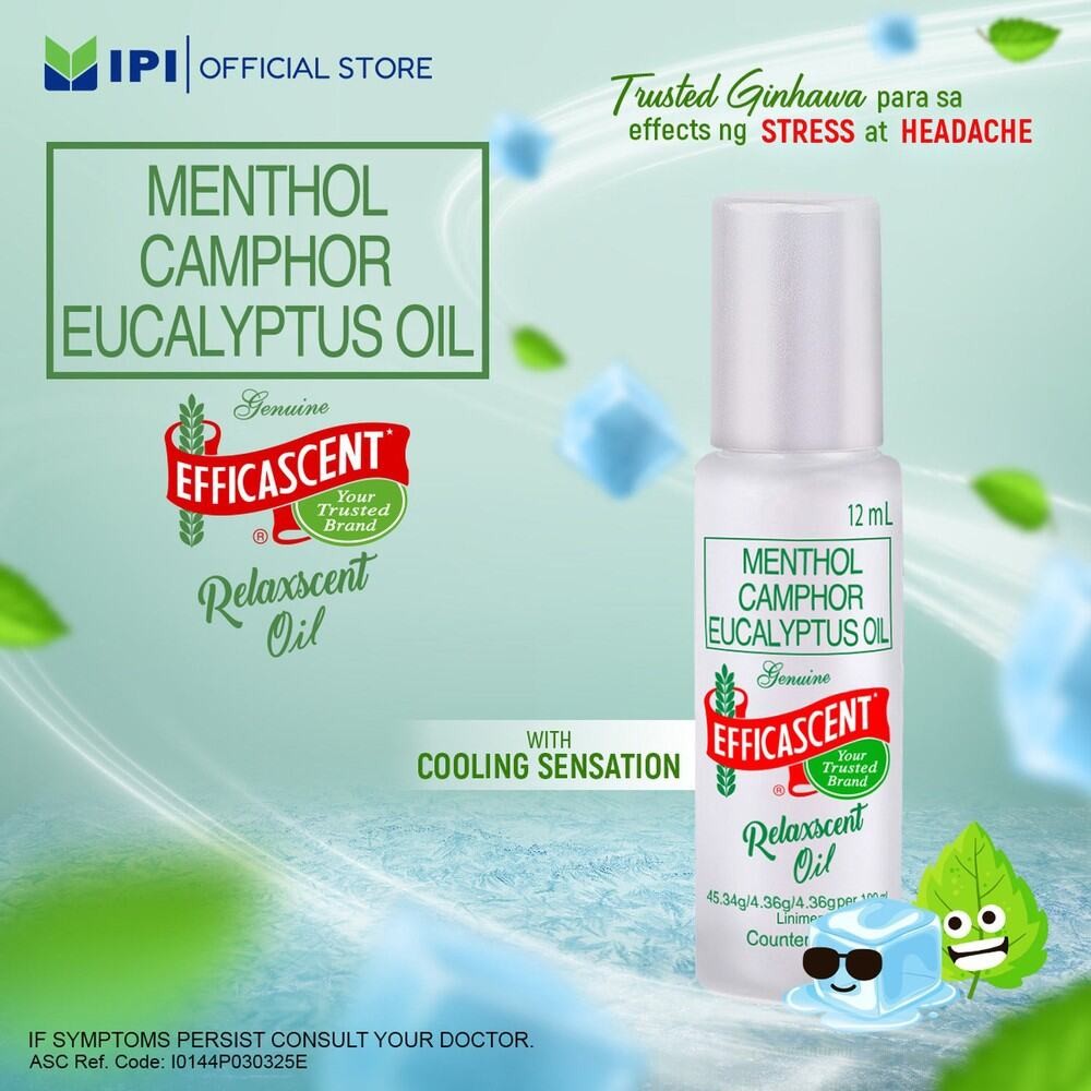 Efficascent Relaxscent Oil 12ml x 3pcs