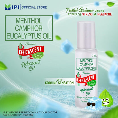 Efficascent Relaxscent Oil 12ml x 3pcs