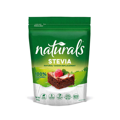 1 CASE - NATURALS STEVIA 400 Zero Calorie Sweetener - Natural Stevia Sweetener, Sugar Free - (400g x 12 Packs)