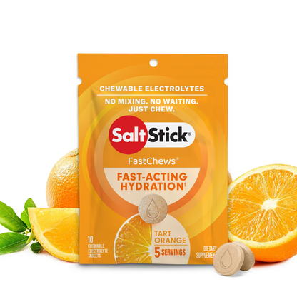 SaltStick FASTCHEWS - Tart Orange - 10ct Packet