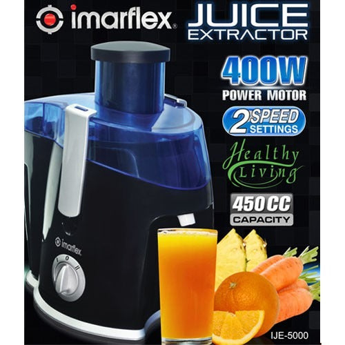 Imarflex IJE-5000 Juice Extractor - BLACK