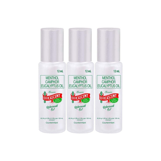 Efficascent Relaxscent Oil 12ml x 3pcs
