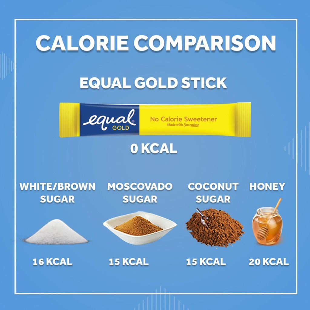 1 CASE - EQUAL GOLD 50 Zero Calorie Sweetener - Keto Diet Friendly, Diabetic Friendly -  (50 Sticks x 12 Boxes)