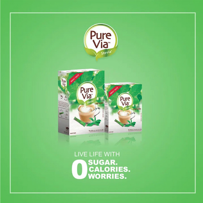 1 CASE - PURE VIA STEVIA 15 Zero Calorie Sweetener - Stevia Sweetener, Sugar Free - (15 Sticks x 36 Packs)