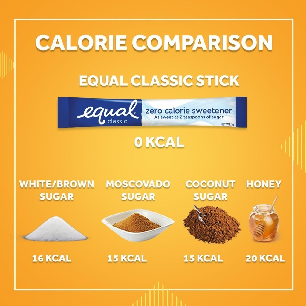 1 CASE - EQUAL CLASSIC 100 Zero Calorie Sweetener - Sugar Substitute, Diabetic Friendly -  (100 Sticks x 12 Boxes)