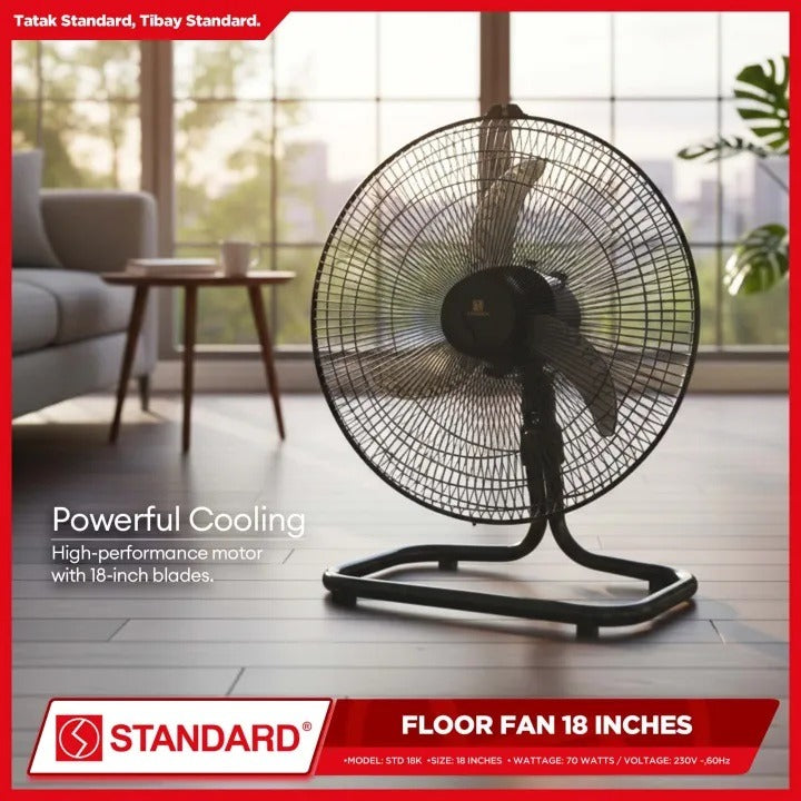 STANDARD TERMINATOR FAN 18'' -  Banana type plastic blade