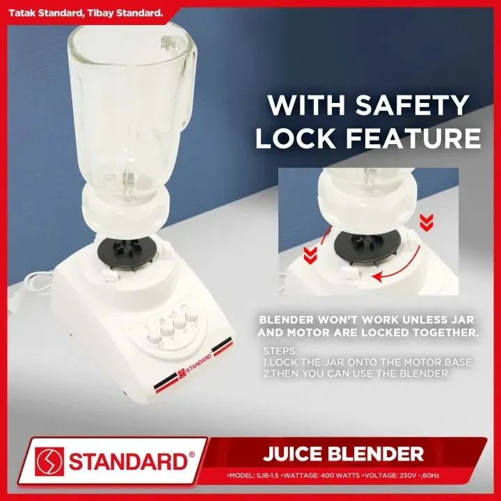 STANDARD Blender Plastic Jar - 1.5L