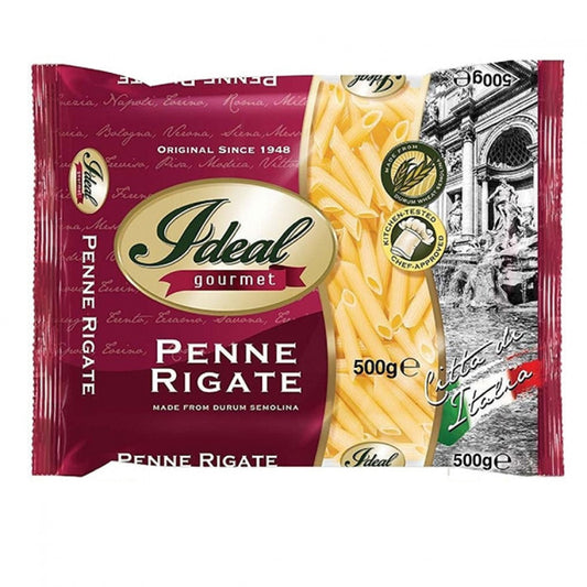 1 CASE - Ideal Gourmet Pasta PENNE RIGATE 500g x 30packs