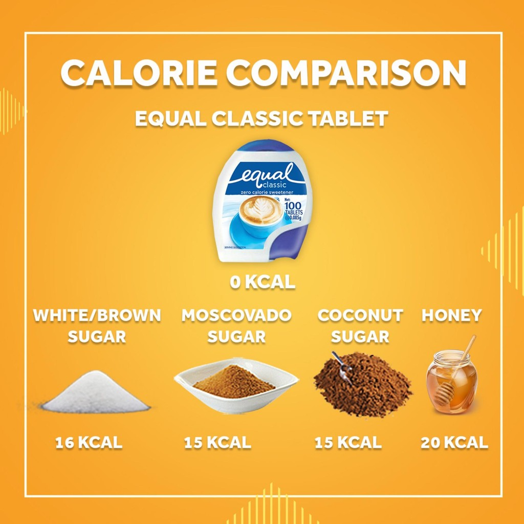 1 CASE - EQUAL CLASSIC TABLET 100 Zero Calorie Sweetener - Sugar Substitute, Diabetic Friendly - (100 Tablets x 12)