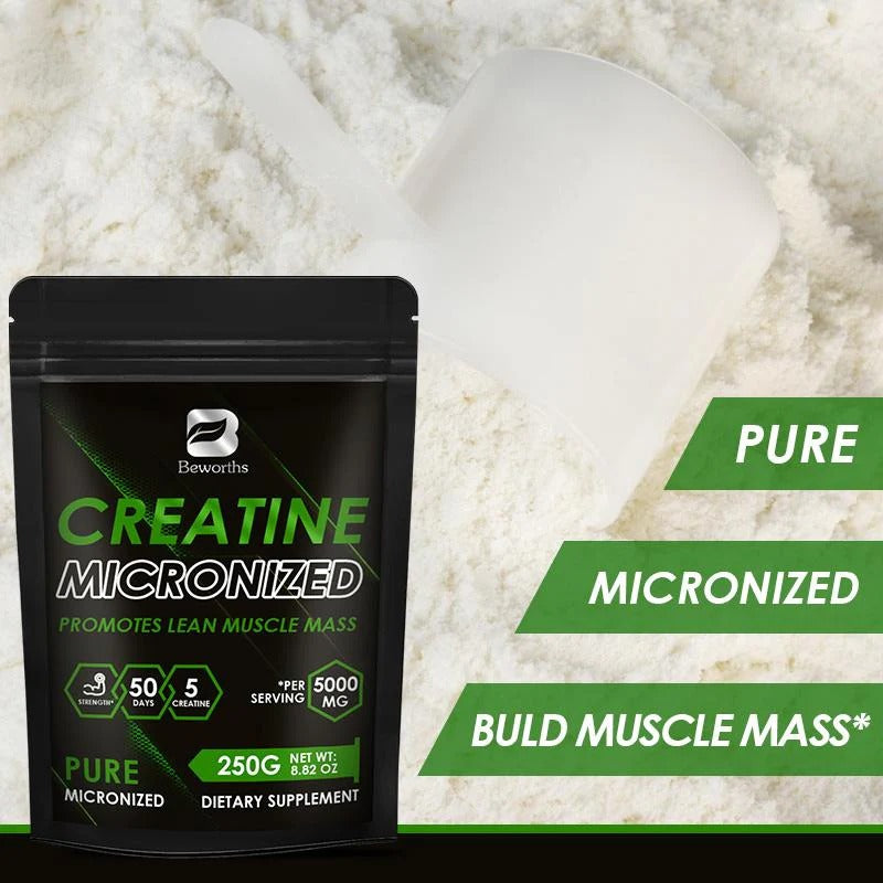 Beworths Creatine Monohydrate Powder - 5000mg per serving